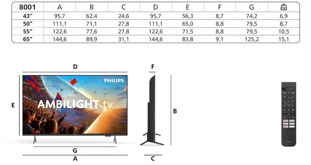 Телевизор Philips 55PUS8001/12